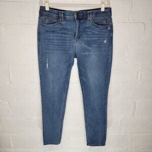 Democracy Ab Technology Women's Size 16 Jeans Light Distressing